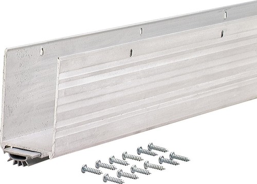 Aluminum shape door sweep - aluminum,