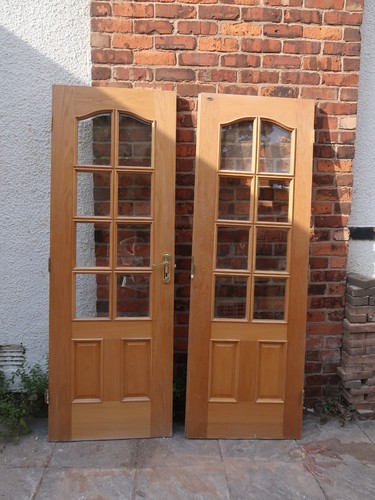 Pair internal wooden glazed - internal,