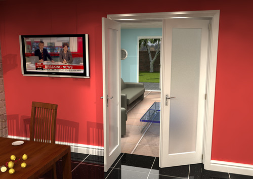 1445mm frosted glass - frosted, shaker