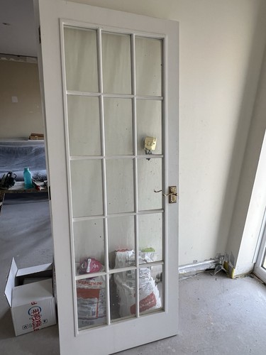 Glazed internal french - french, door